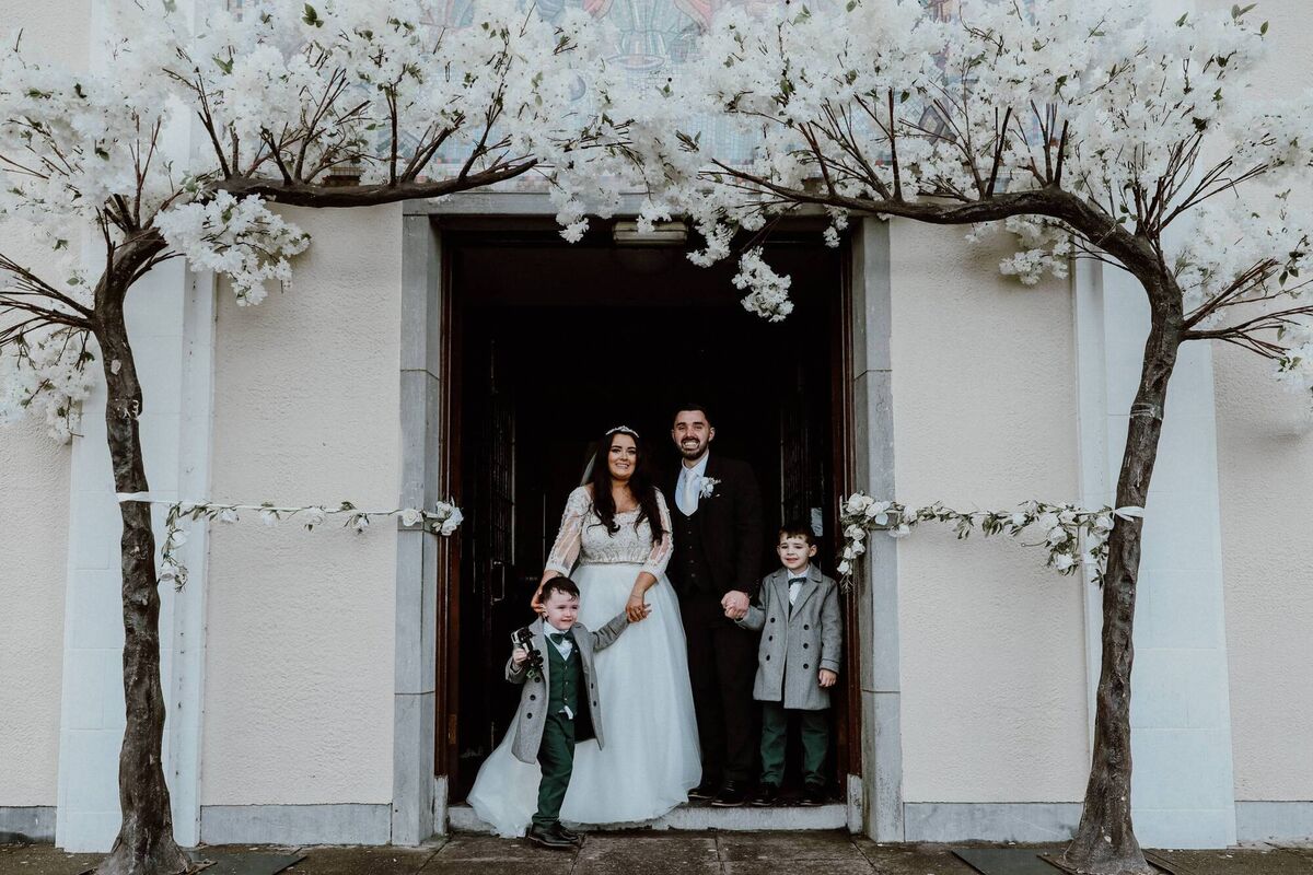 Grace O'Brien and Cian Hurley with Noah Fitzgerald and James Hurley. Pictures: Ray Terry Photography 