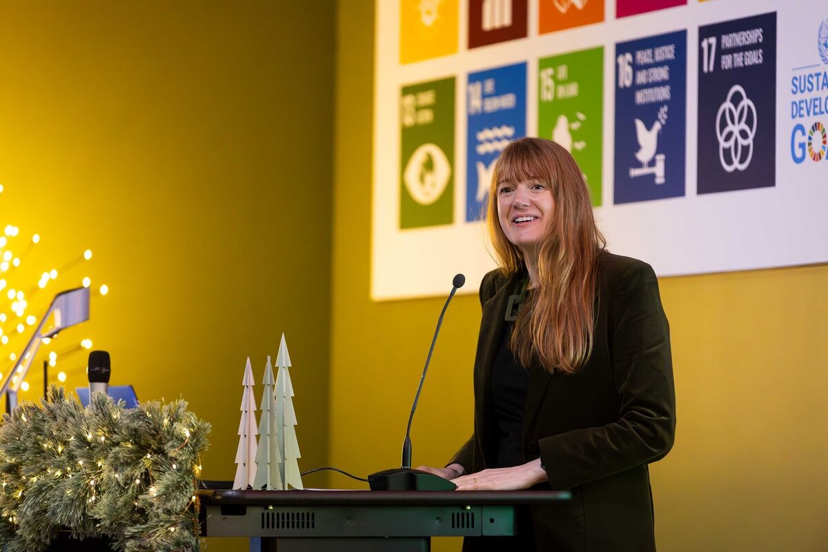 Fota Wildlife Park director Aileen Tennant at the reopening of the park in December: 'We’re so uplifted by the support we’ve been shown by the public and the Government.' Picture: Alison Miles