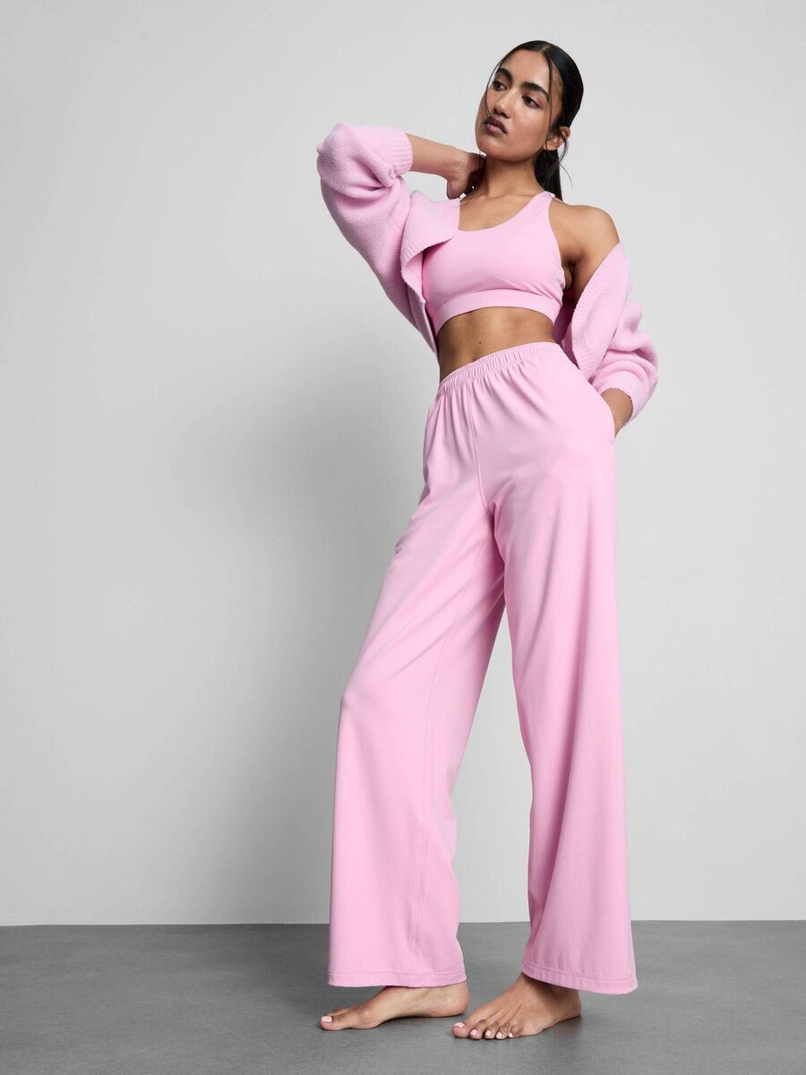 Crop top (€11) and wide-leg athleisure pant €15), Penneys.