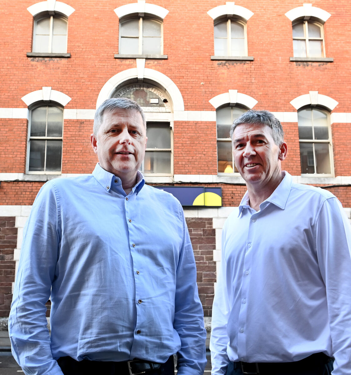 Eamonn Gahan and Dave Deady, Directors at Deady Gahan Architects outside their new MacCurtain Street offices in Cork city. Picture: Larry Cummins Eamonn Gahan and Dave Deady, Directors at Deady Gahan Architects outside their new MacCurtain Street offices in Cork city. Picture: Larry Cummins
