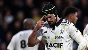 <p>DOWN AND OUT: It's been a tough week for Ronan O'Gara and his La Rochelle talisman Gregory Alldritt - out of the Champions Cup and the French Six Nations squad. Pic: Romain Perrocheau/Getty</p>