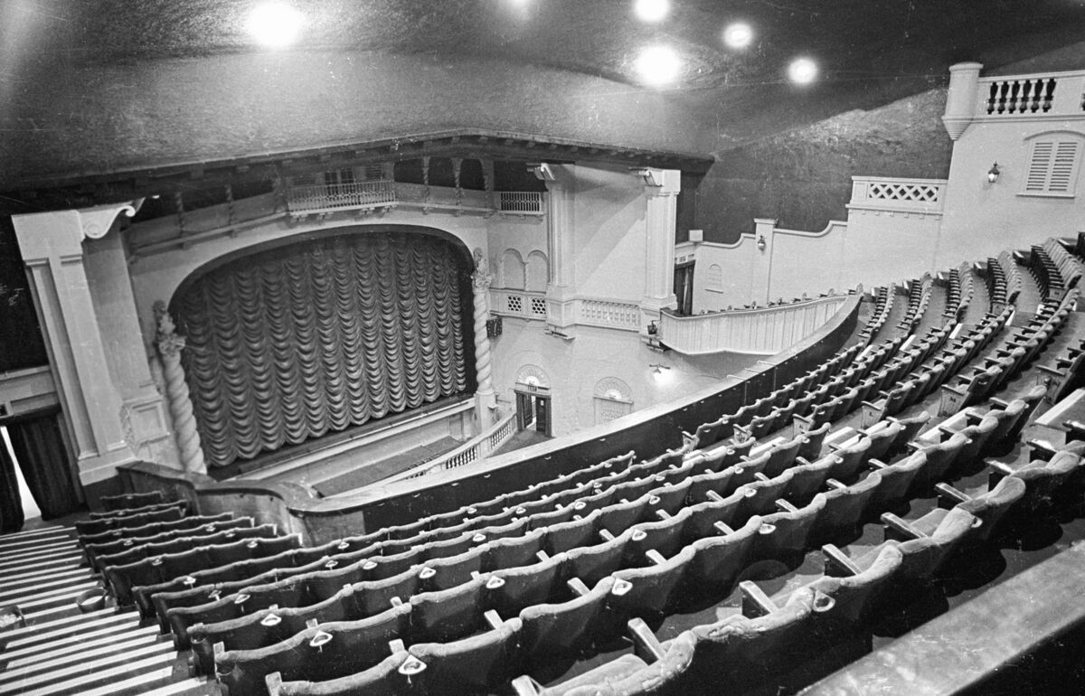 Interior views of the Savoy Cinema Cork in 1973.