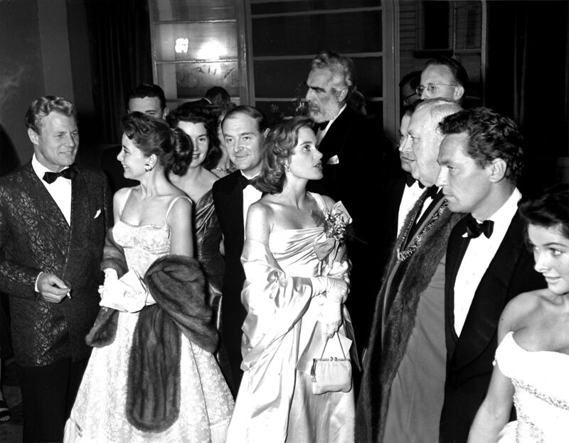Attendees of the Cork Film Festival at the Savoy Cinema in May 1956. Included are Noel Purcell and Liam Cosgrave, former Taoiseach. 