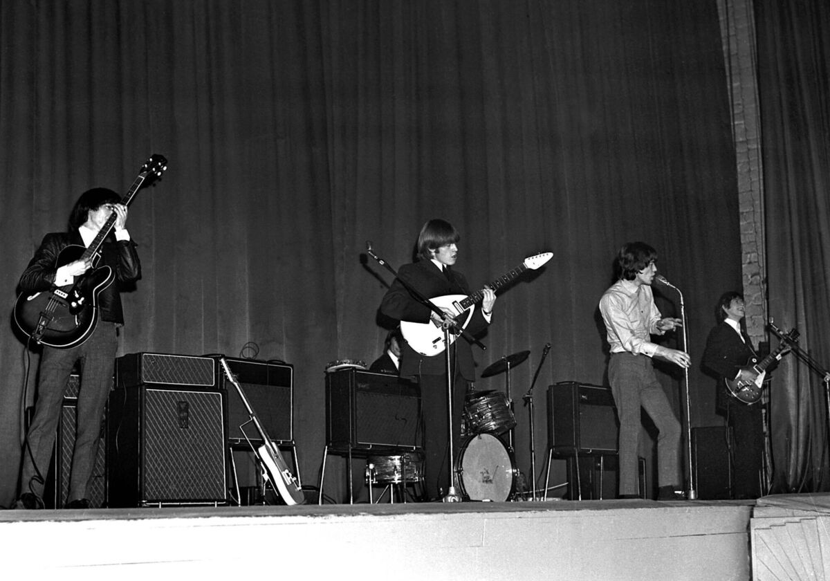 Rolling Stones playing at the Savoy Cork on the 8th January 1965.