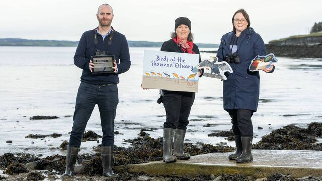 <p>(Left to right) Barry O’Loughlin, biodiversity officer at Clare County Council, Sinead McDonnell, biodiversity officer at Limerick City and County Council and Eleanor Turner, biodiversity officer with Kerry County Council. Picture: Alan Place</p>