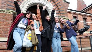 <p> Bruna Fonseca's family members after the sentencing. They said they would never forget Bruna and they were happy and relieved to get justice, even though nothing would bring her back. Picture: Jim Coughlan</p>