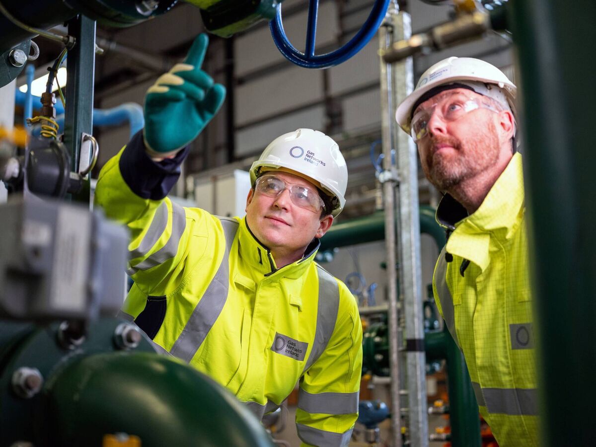 Paul O'Brien, head of health, safety and quality, and Paul Cooper, quality assurance manager with Gas Networks Ireland.