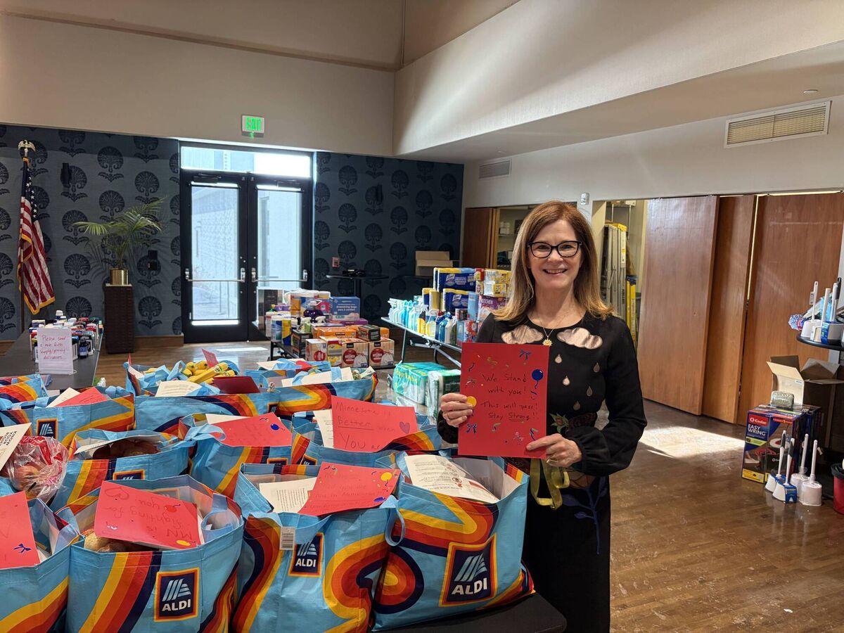 International Institute of Minnesota executive director Jane Graupman has co-ordinated the delivery of dozens of grocery parcels to immigrant families during the ICE crackdown in Minneapolis.