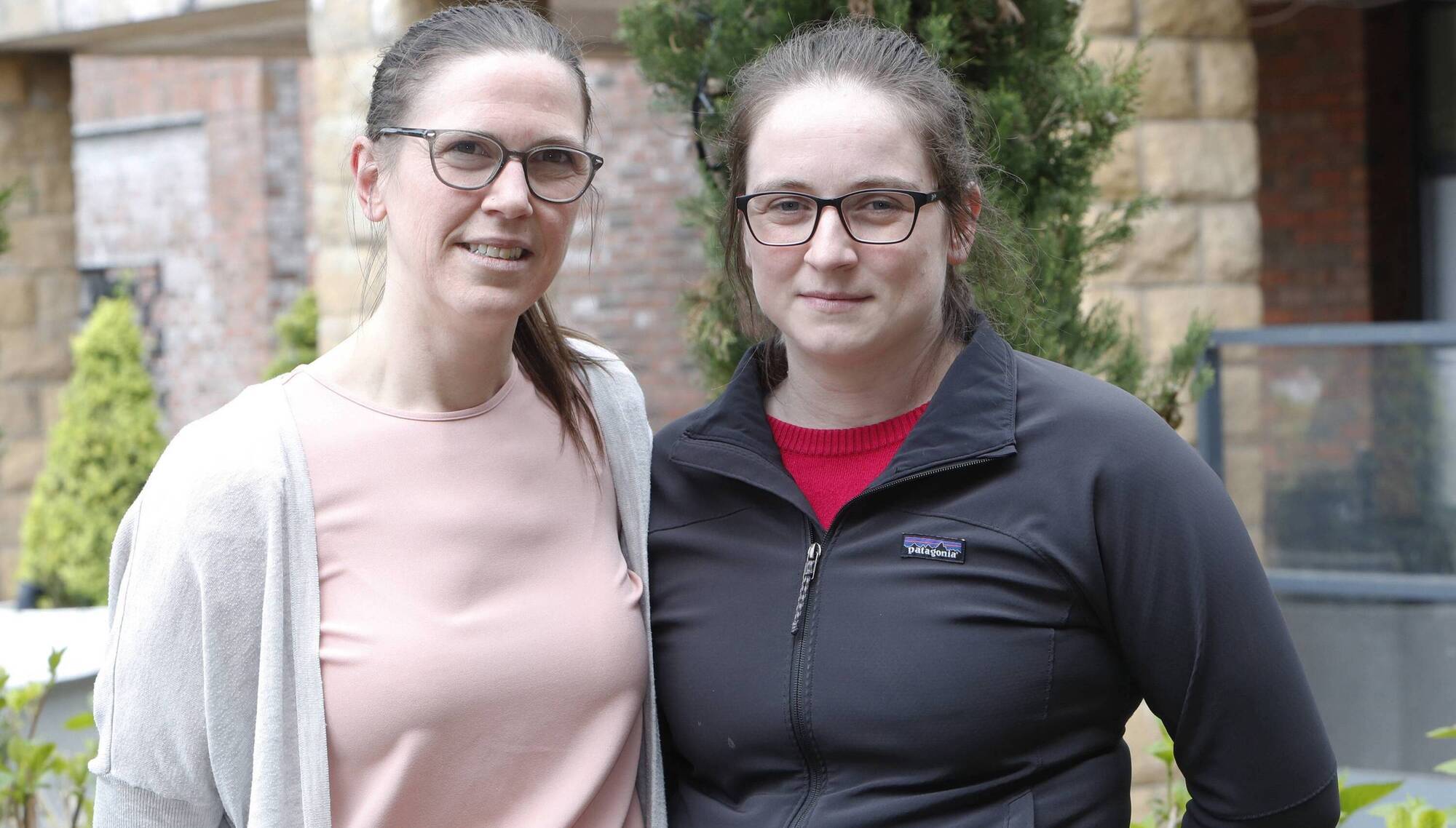 Caitríona Hickey and Niamh Richardson from Murroe, Limerick, waived their right to anonymity so that their uncle — John Hogan who pleaded guilty to sexually assaulting them when they were eight and 10 years old — could be named. Picture: Liam Burke/Press 22