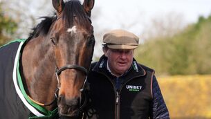 <p>COMING UP THE HILL: Nicky Henderson has given his clearest indication yet that Constitution Hill's next competitive appearance will be in a Flat race. Pic: Adam Davy/PA Wire.</p>