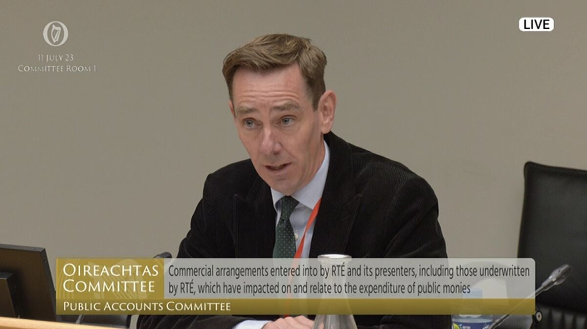 Ryan Tubridy's appearances in front of the Oireachtas media committee and the Public Accounts Committee scarred him, according to Gareth O'Callaghan. Picture: Oireachtas TV