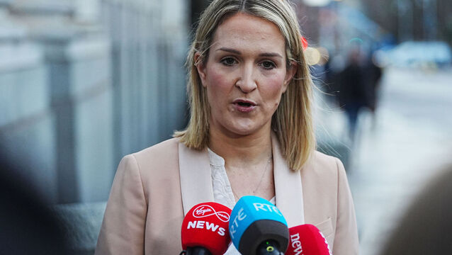 <p>Foreign affairs minister Helen McEntee said: 'Israel must respect international law, including the privileges and immunities of the United Nations and its staff'. Picture: Brian Lawless/PA</p>