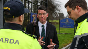 <p>Enoch Burke being arrested at Wilson’s<br class="HardReturn">Hospital School in Westmeath on Monday morning after he arrived there in defiance of a High Court order. 	<span class="contextmenu emphasis CaptionCredit">Picture: Colin Keegan/Collins</span>
            </p>