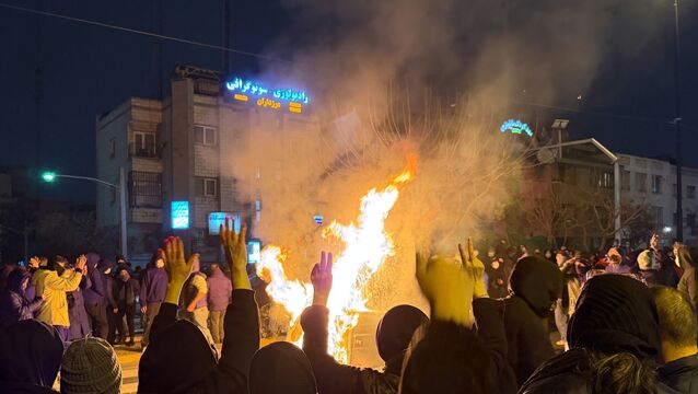 The Iranian government has cracked down on dissent (UGC via AP)