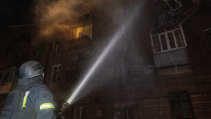 Attacks were launched overnight on Kharkiv (AP)