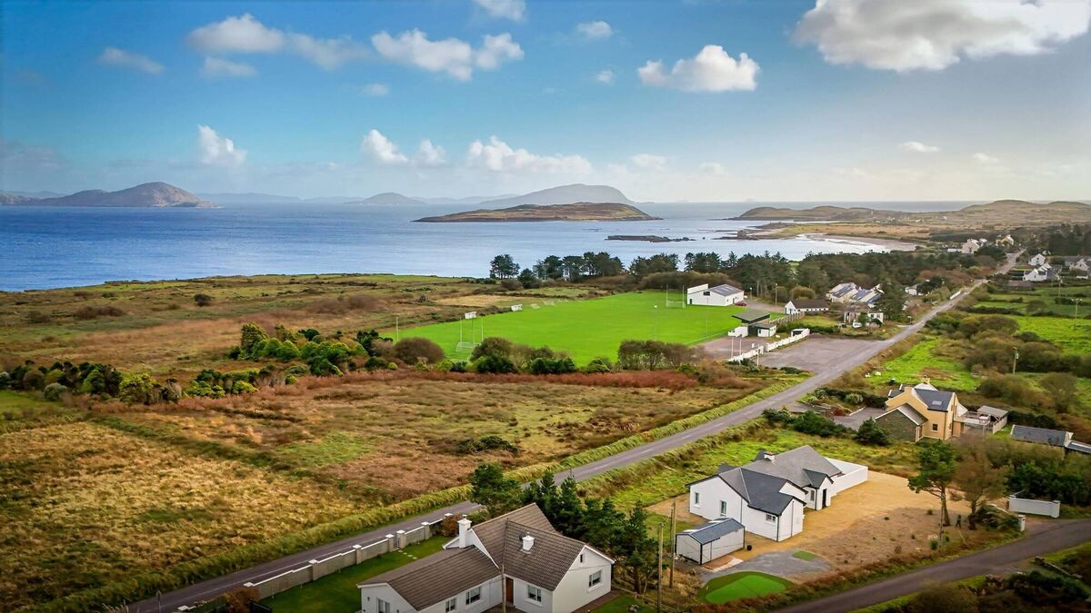 Putting green for getting into the swing at home