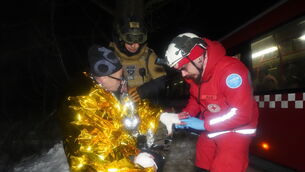 A Russian air strike hit Kharkiv overnight (AP) A Russian air strike hit Kharkiv overnight (AP)