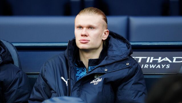 <p>Erling Haaland had a bench role against Wolves (Martin Rickett/PA)</p>