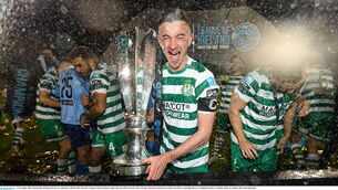 <p>NEW ROLE: Shamrock Rovers have officially announced that Ronan Finn has been appointed as their new Director of Football. Pic: Stephen McCarthy/Sportsfile.</p>