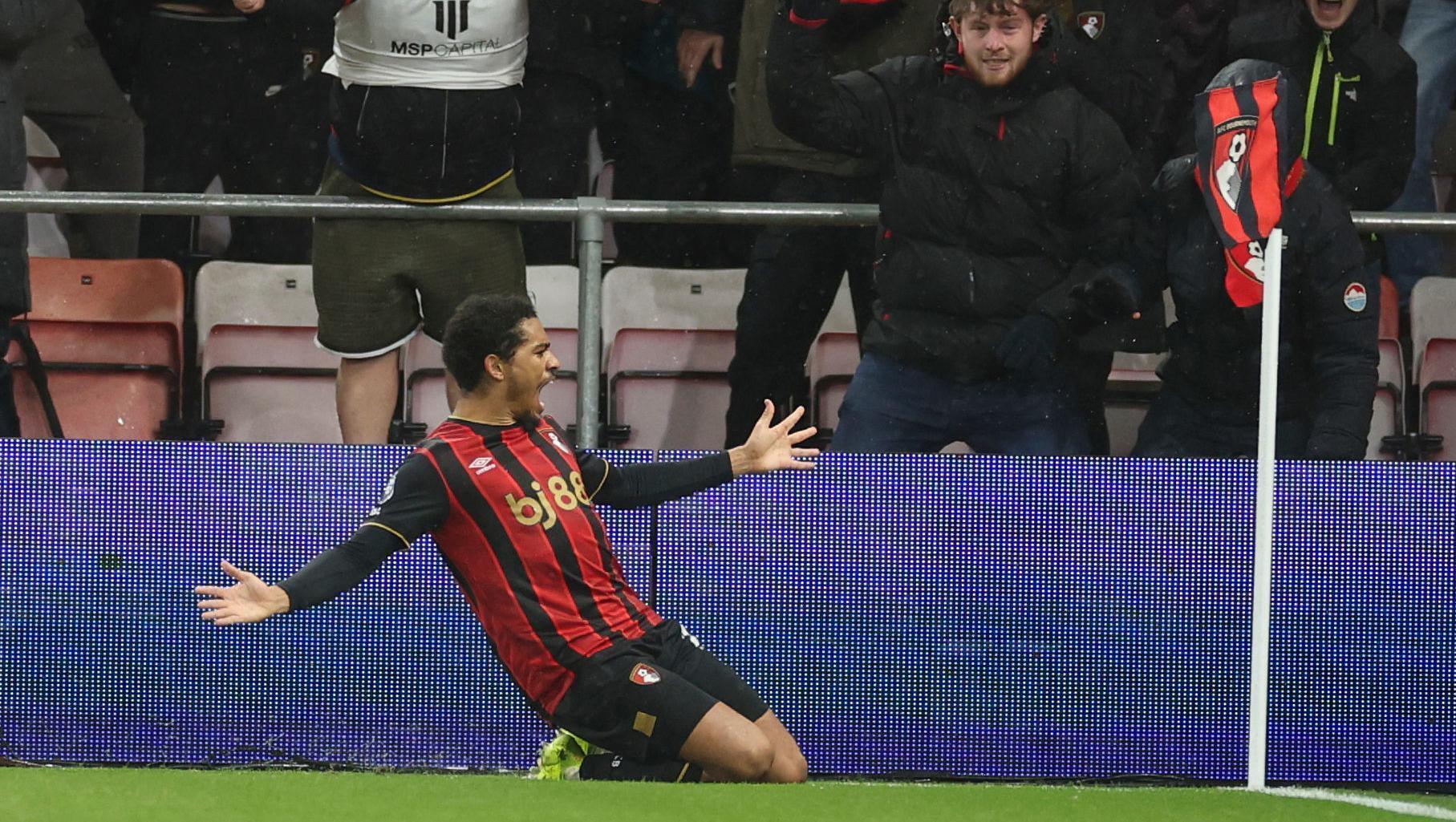 Adli strikes late for Bournemouth to end Liverpool's 13-game unbeaten run