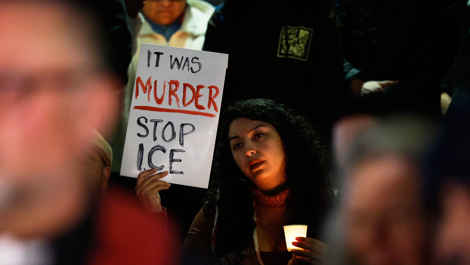 Protesters demand immigration agents leave Minneapolis after fatal shooting