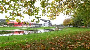 <p>NEATH EACH GREEN LEAFY SHADE: The banks of the Lee is set to host a big football and hurling double header on Sunday. Pic: Larry Cummins</p>