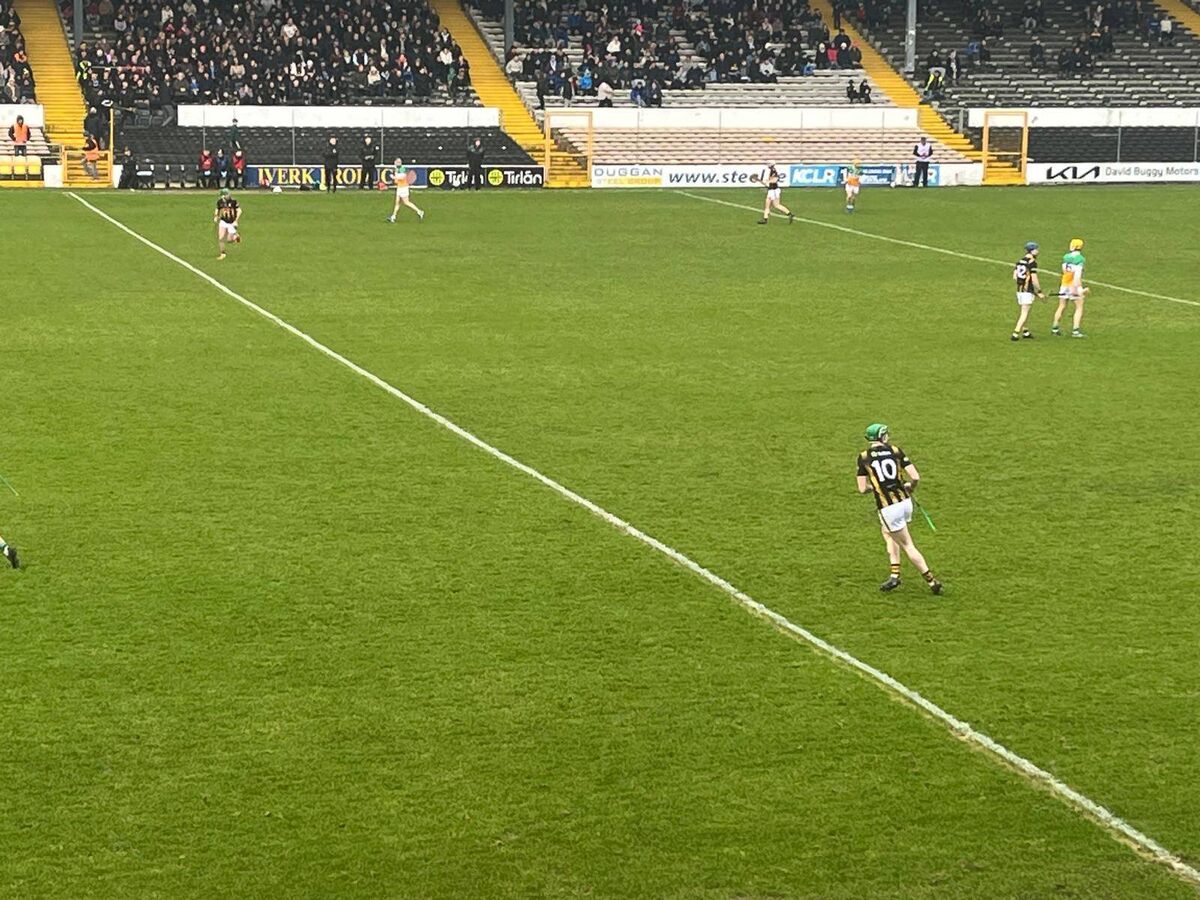 The new Kilkenny’s jerseys had been blacked out on the back to make them more identifiable. Pic: John Fogarty The new Kilkenny’s jerseys had been blacked out on the back to make them more identifiable. Pic: John Fogarty