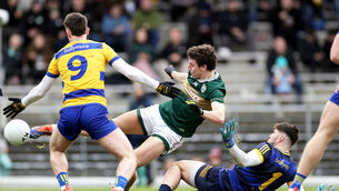 <p>Kerry's Tomás Kennedy scores a goal for Kerry against Roscommon. Pic: ©INPHO/Laszlo Geczo</p> <p>Kerry's Tomás Kennedy scores a goal for Kerry against Roscommon. Pic: ©INPHO/Laszlo Geczo</p>