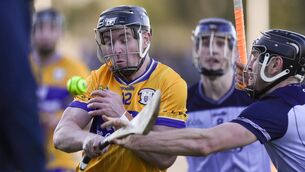 <p>Tony Kelly of Clare in the Allianz Hurling League Division 1B clash with Dublin at Zimmer Biomet Cusack Park. Pic: ©INPHO/Natasha Barton</p>