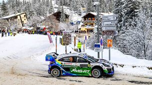 <p>Jon Armstrong/Shane Byrne (Ford Puma Rally1) pictured during Rallye Monte-Carlo, the opening round of the World Rally Championship, unfortunately, they retired on the penultime stage. Pic: M-Sport Ford.</p>