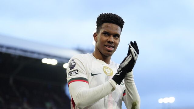 <p>Chelsea’s Estevao scored at Selhurst Park (Jordan Pettitt/PA)</p>