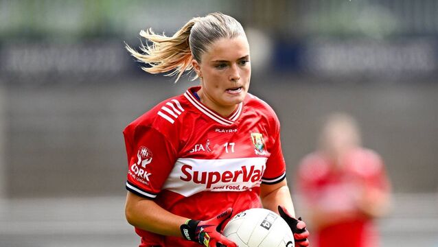 <p>Abigail Ring scored two crucial late points for Cork in her side's draw with Kildare. Pic: Seb Daly/Sportsfile </p>
