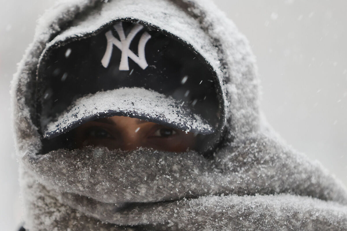 Abrar Omar walks through Manhattan during a winter storm, Sunday, Jan. 25, 2026, in New York. (AP Photo/Heather Khalifa) Abrar Omar walks through Manhattan during a winter storm, Sunday, Jan. 25, 2026, in New York. (AP Photo/Heather Khalifa)