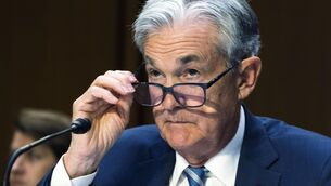 <p>US federal reserve chair Jerome Powell. Mr Powell's term as chair ends in May. Picture: AP Photo/Manuel Balce Ceneta </p>