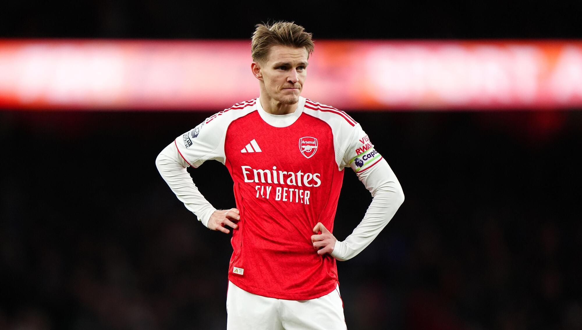 Past failures can fuel stuttering Arsenal's title push says Martin Odegaard