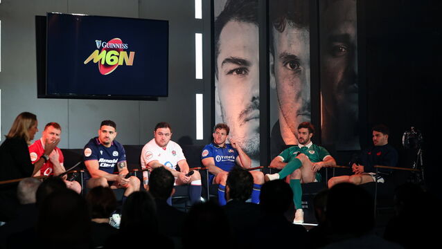 <p>The launch of the 2026 Six Nations took place in Edinburgh on Monday. Pic: Ross MacDonald/Sportsfile</p>