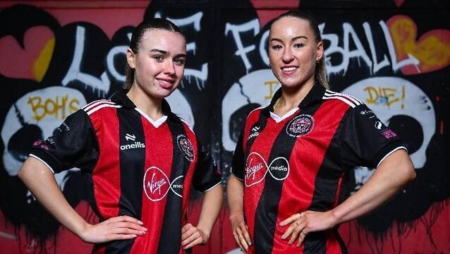 <p>Virgin Media have announced that they have become the principal sponsor of the Bohemians women’s first team for the 2026 and 2027 seasons. Pic: Virgin Media.</p>