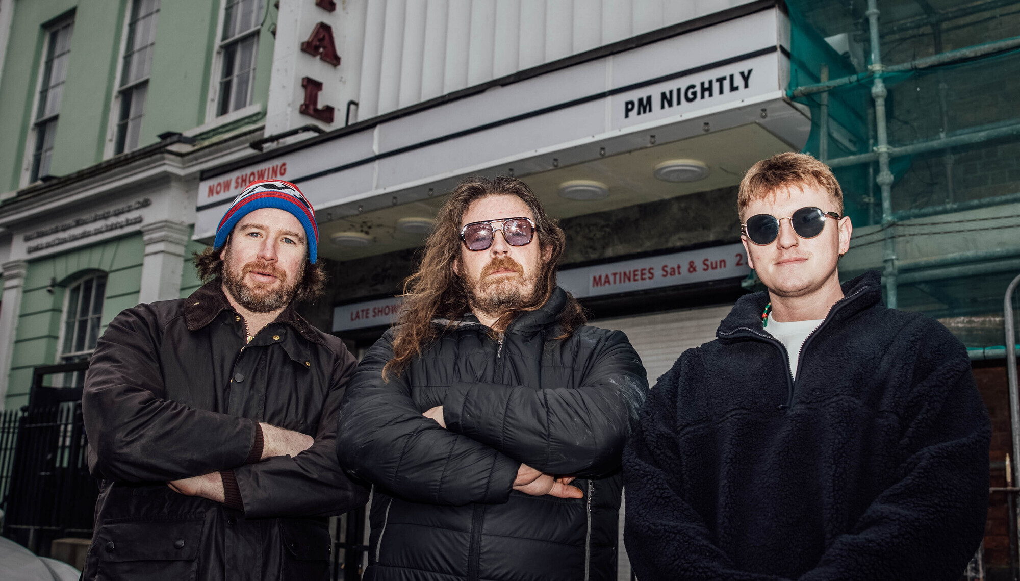  All We Have Are Days festival organiser Rocky O’Shea, Seán Flynn from Trad Folkin Rocks, and Seán O’Meara from the olllam. Pictures: Brian Arthur.