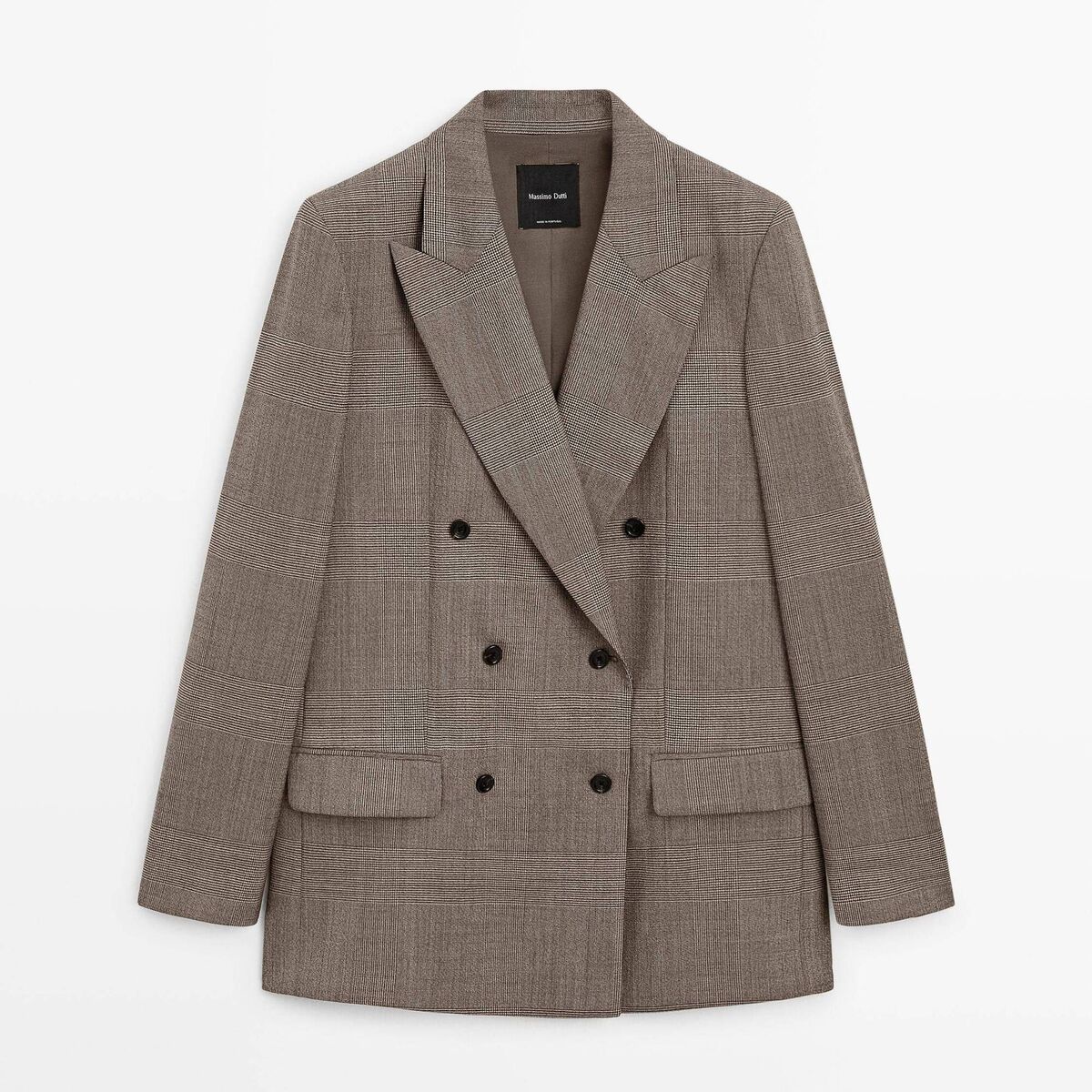 Check Wool Blazer, €249, Massimo Dutti