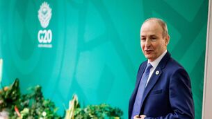 <p>Ireland's Prime Minister Micheal Martin at the G20 leaders summit in Johannesburg, South Africa, in November 2025. File picture: Marco Longari/AP</p>