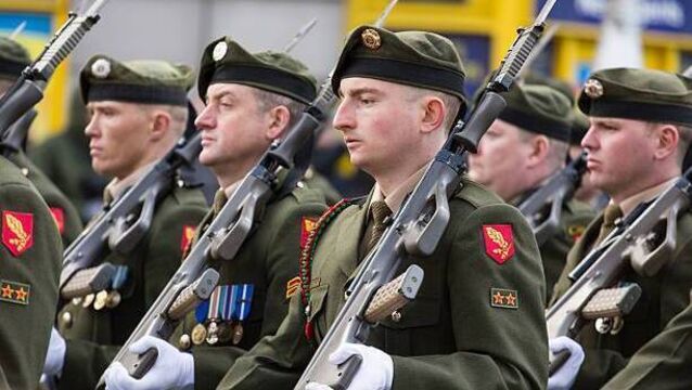 <p>The triple lock is a three-step approval process required before Ireland can deploy more than 12 Defence Forces personnel overseas. File picture</p>