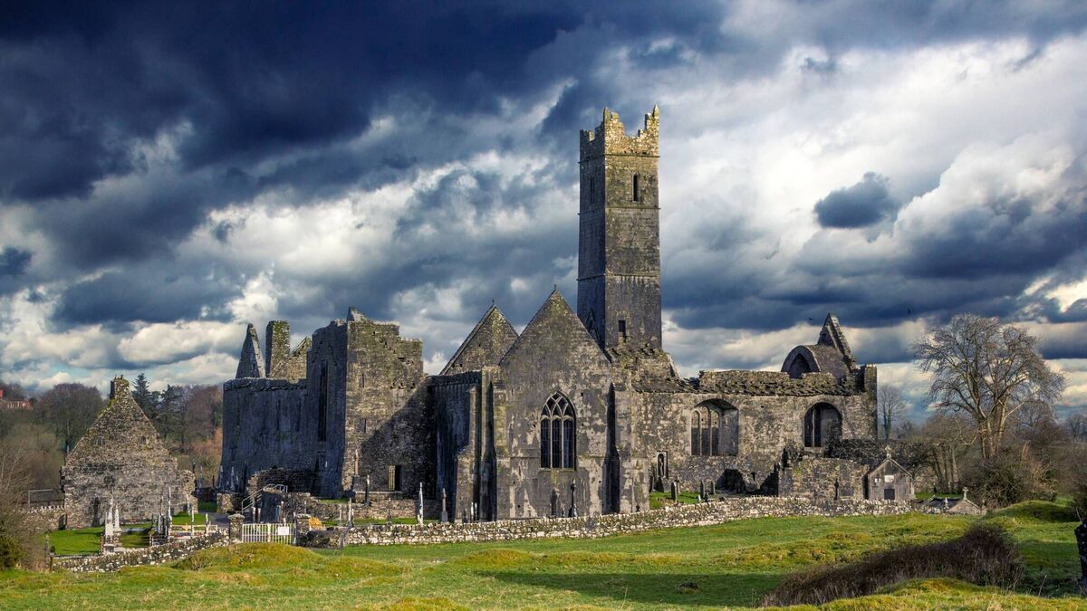 Quin Abbey ruin, County Clare, Ireland. Picture: iStock 