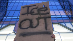 <p>lhan Omar was giving her first in-person town hall of the year in Minneapolis, during which she called for ICE to be abolished “for good”. Picture: AP Photo/Adam Gray.</p>