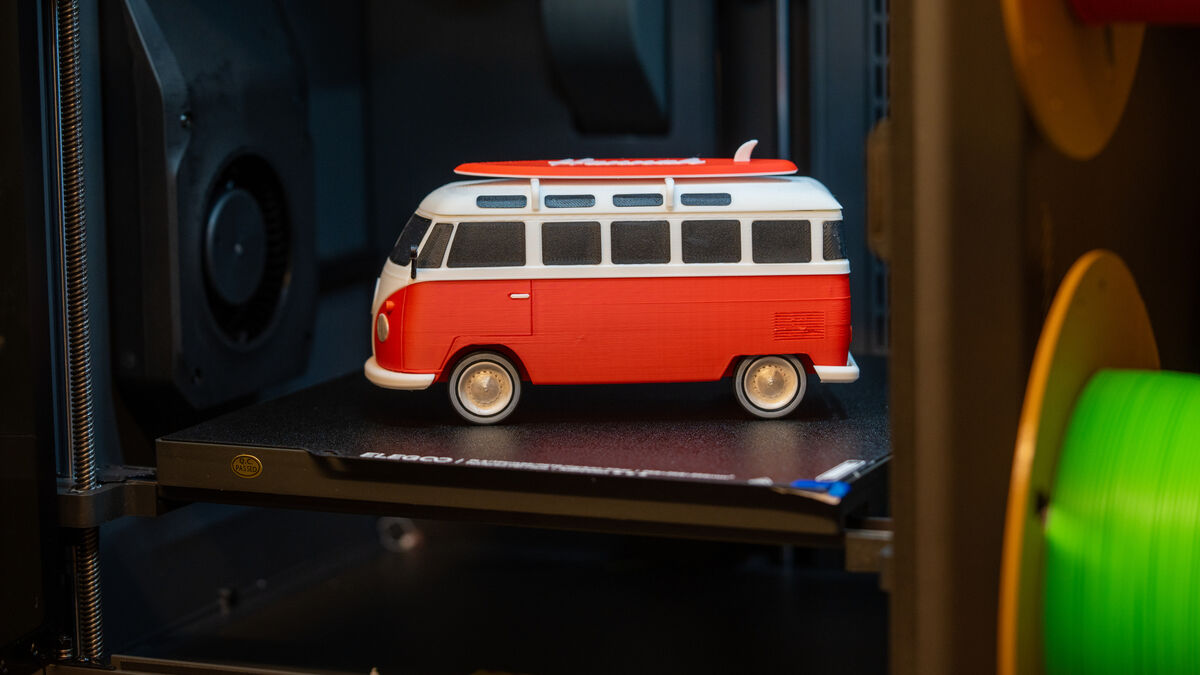 Multi-colour prints come out sharp and consistent with minimal colour bleed. Picture: Noel Campion.