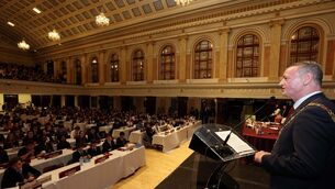 <p>The Lord Mayor of Cork, Fergal Dennehy, told Emer Walsh of this parish that he is using artificial intelligence (AI) apps such as Chat GPT to write his speeches. Picture: Jim Coughlan</p> <p>The Lord Mayor of Cork, Fergal Dennehy, told Emer Walsh of this parish that he is using artificial intelligence (AI) apps such as Chat GPT to write his speeches. Picture: Jim Coughlan</p>