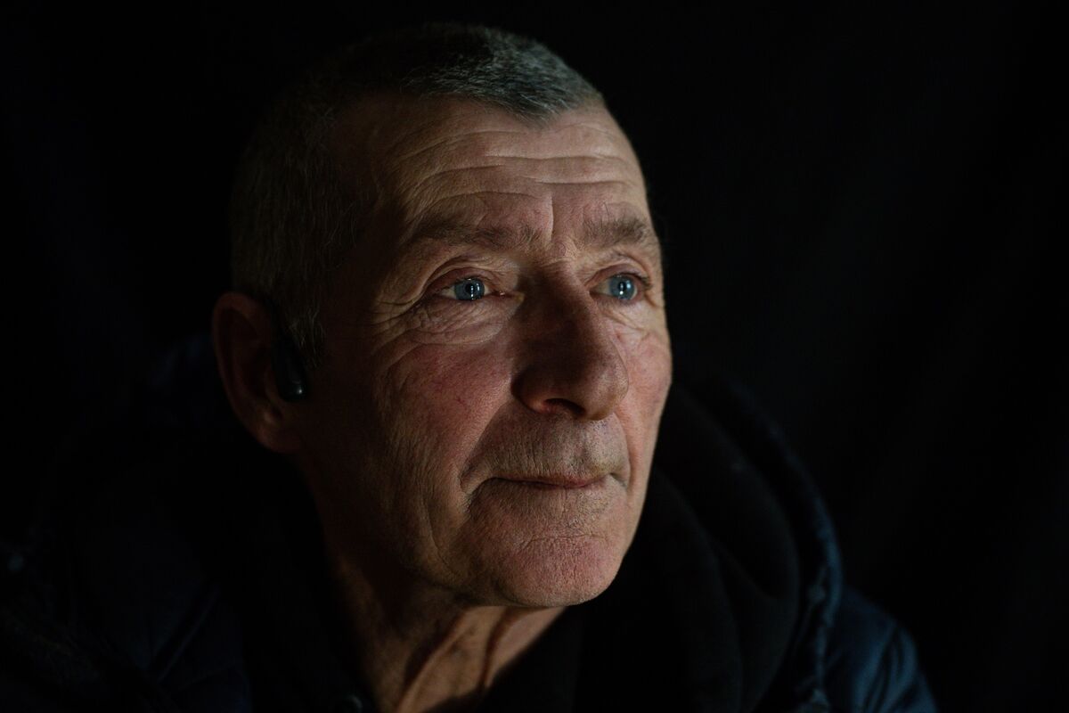 Mick looks out the window of his office at St John’s Cemetery in Ballinrea, Co Cork. Picture: Chani Anderson