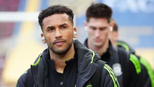 <p>Celtic's Auston Trusty (left). Pic: Jane Barlow/PA</p> <p>Celtic's Auston Trusty (left). Pic: Jane Barlow/PA</p>