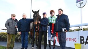 <p>Inishmot Prince and James Ryan won for trainer Tom McCourt. Pic: Healy Racing</p> <p>Inishmot Prince and James Ryan won for trainer Tom McCourt. Pic: Healy Racing</p>