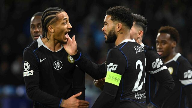 <p>Joao Pedro (left) scored a second-half brace for Chelsea. Pic: Agostino Gemito/PA</p>