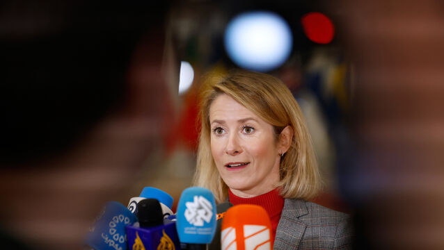 European Union foreign policy chief Kaja Kallas (Geert Vanden Wijngaert/AP)
